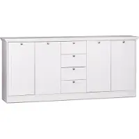 Intertrade Sideboard / Kommode weiß; 001792