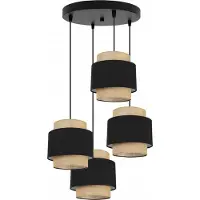 Light11 HOME Hängelampe, Deckenleuchter, Lampenschirm, Boho Juta