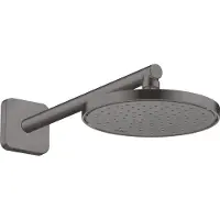 Hansgrohe AXOR ShowerSolutions Duschkopf 220, 1 Strahlart, 35382340, Farbe: Brushed Black Chrome