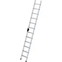 MUNK Günzburger Steigtechnik MUNK Stufenanlegeleiter mit Ergo-Pad ohne Traverse 12 Stufen