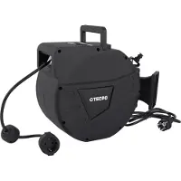 TECPO Automatik Kabelaufroller 10 m Stromkabel mit Stoppfunktion,...