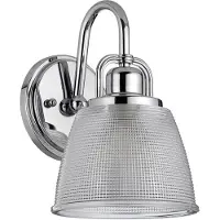 QUOIZEL Elstead Dublin LED Wandleuchte G9 Poliertes Chrom IP44