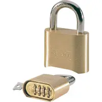 Masterlock Messing Standard-bügelvorhängeschloss