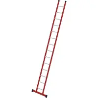 MUNK Günzburger Steigtechnik MUNK Kunststoff-Anlegeleiter mit Standardtraverse 14 Sprossen