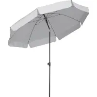 Schneider-Schirme Schneider Sonnenschirm Aquila silbergrau Ø 200 cm