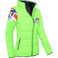 Nebulus Winterjacke BRAXTON Damen, warme Outdoorjacke, praktische & vielseitige Übergangs- & Winterjacke, P4826 - Damen, limettengrün, XXL/44
