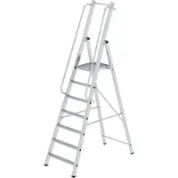 MUNK Günzburger Steigtechnik MUNK ML Bauleiter Aluminium-Stufenstehleiter 7 Stufen
