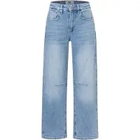 MAC 5-Pocket-Jeans "OHIO Barrel" Barrel Fit, Naht-Detail auf Kniehöhe