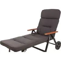 Kettler Auflage Rollliege Alicante 2399 anthrazit 200x60x9cm wasserabweisend lichtecht Olefin KETTtex