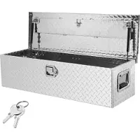 Vevor 990 x 330 x 254 mm Werkzeugkasten für Lkw-Ladefläche, Abschließbar 83 L Truckbox Werkzeugbox Aufbewahrungs-Werkzeugkasten, 39 kg Tragfähigkeit Werkzeugkiste Organizer für Wohnmobil, PKW usw.