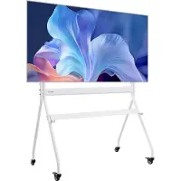 Vevor TV-Ständer, rollbarer TV-Wagen für 889-2540 mm Fernseher, TV-Ständergewicht bis 90 kg (max. VESA 800 x 600 mm), für Wohnzimmer, Schlafzimmer, Büro