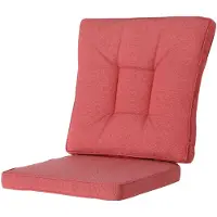 Madison Wicker Essgruppe Profi-Line Outdoor Manchester Rot, 100% Polyacryl, wasserabweisend, pflegeleicht, langlebig
