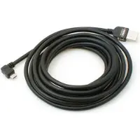 System-S 3 m Micro USB 2.0 Kabel gewinkelt 90 grad Winkelstecker (links) WEISS