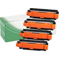 NexoPrint Toner kompatibel zu HP CE260A+261A-63A 647A Mehrfarbig Color LaserJet Enterprise CP 4025DN cm 4540 fskm MFP cm 4540 f MFP cm 4540 MFP CP 4520 n