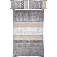 Erwin Müller Bettwäsche grau 1x 200x220 cm + 2x 40x80 cm