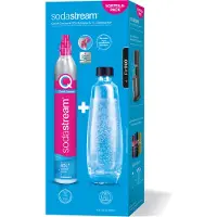 SodaStream Quick Connect Reservezylinder 60 L + 1 Glasflasche