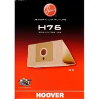Hoover Staubsaugerbeutel, Staubbeutel H76 HEPA Filtration für Cubed Silence - Nr. 35601668