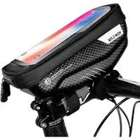 WildmanT WILDMAN Fahrrad-Lenkertasche E1 1L, wasserdicht, Schwarz, Touchscreenfähig
