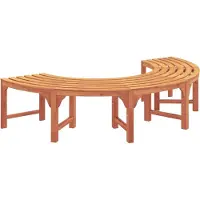 vidaXL Baumbank 4 -Seater 210 x 80 x 45 cm Massives Eukalyptus Holz