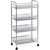 Zeller -Troll Universalregal, Metall, 42,5x26x83,5 cm, grau