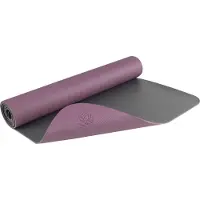 V3TEC ECO DOUBLE LAYER Yogamatte 4mm grau-dunkelrosa -