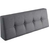 Sunnypillow Palettenkissen Verona Rückenkissen 120x40x20/10cm Silver