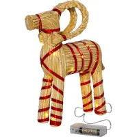 Star Trading LED-Stoff-Figur "Joylight", Weihnachtsmann