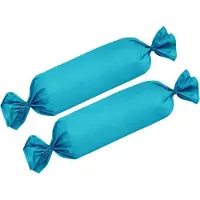 Bettwaren-Shop Single Jersey Kissenbezug Ulm 2er Pack 15x40 cm für Nackenrollen türkis