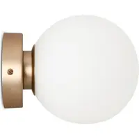 Maytoni Moderne Wandleuchte Basic form 1xE14 excl. in Gold aus Metall Glas 40 W für Küche, Schlafzimmer, Wohnzimmer, Esszimmer, Lobby