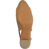 Marco Tozzi Damen Pumps sommerlich luftig leicht bequem Slingback 2-29614-44, Größe:37 EU, Farbe:Beige