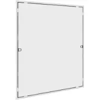 Windhager FliegenschutzFenster Ultra Flat 120 x 150 cm Alu weiß kürzbar