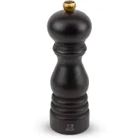 Peugeot Paris, Pfeffermühle, Schwarz, Buchenholz, Edelstahl, Pfeffer, 180 mm