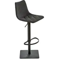 Mayer Barstuhl Sitzmöbel 1275 43 x 50 x 85 cm Stahl schwarz/schwarz 1275-03-547