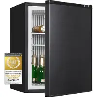 Exquisit Absorber Kühlschrank FA60-260G schwarzPV | Hotelkühlschrank | 43 l Nutzinhalt | Schwarz