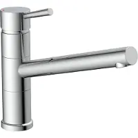Schutte Küchenarmatur UNICORN, Wasserhahn Küche mit schwenkbarem Auslauf, Mischbatterie Küche, Spültischarmatur in Chrom