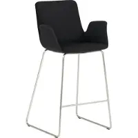Mayer Barstuhl Sitzmöbel 1222 53 x 49 x 95 cm Edelstah/anthrazit