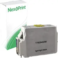 NexoPrint Druckerpatrone kompatibel zu Epson C13T760940 T7609 light light black SureColor SC-P 600