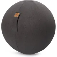 Magma Sitzball Gymnastikball Sitting Ball zum aufpumpen Felt anthrazit Ø 65 cm