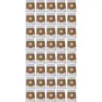 Hossi's Wholesale 40 Premium Staubsaugerbeutel kompatibel für Fakir Air Wave, Allergica