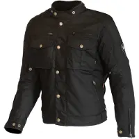 Merlin Perton II Textil-Motorradjacke Schwarz Größe L