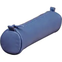 Clairefontaine 8x Schlampermäppchen Age Bag rund 18,5xØ4 - Blau 77024C
