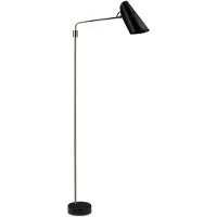 Northern Birdy Stehleuchte Swing Black/Brass - , Birdy Swing, Gold / Messing, für Wohnzimmer, Metall, Design