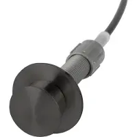 Caressi Zugknopf Nachrüst-Set CA505WRIBK Black Line für Spülen CAG/CAPP, ohne Siebkorbüberlaufventil, 16 mm, 3,5"
