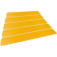 Durable Bodenmarkierung Zebrastreifen 200/05, 5 Stk, Gelb, 181004
