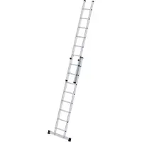 Proregal Sprossen-Schiebeleiter 2-teilig mit Standard-Traverse 2x8 Sprossen