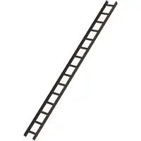 MUNK Günzburger Steigtechnik MUNK Aluminium Dachleiter 15 Sprossen braun