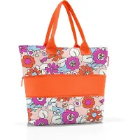 Reisenthel shopper e1, Einkaufstasche, Tragetasche, Tasche, Polyestergewebe, Florist Peach, 12 L, RJ3078