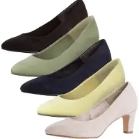 Tamaris Damen Schuhe trendige Pumps Blockabsatz 1-22418-28, Größe:40 EU, Farbe:Gelb