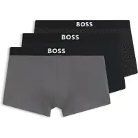 HUGO BOSS ONE eng anliegende Boxershorts aus Stretch-Baumwolle im Dreierpack Grösse L