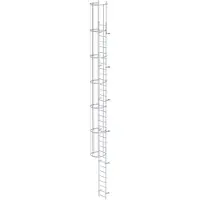 MUNK Günzburger Steigtechnik MUNK ortsfeste Steigleitern Aluminium, 9,52m SH